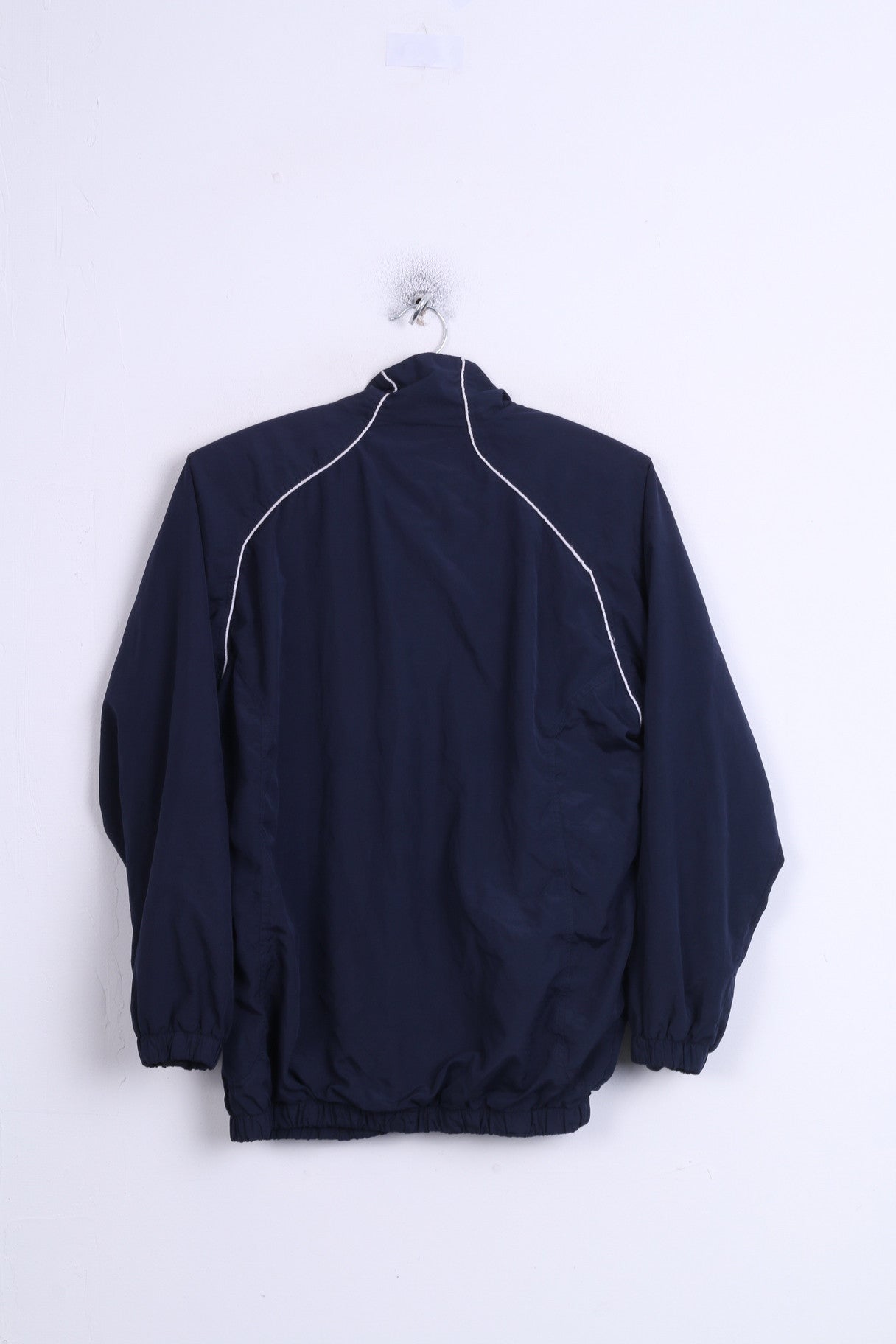 Giacca da tuta UMBRO da ragazzo XS XLB Maglietta da calcio leggera con zip blu scuro