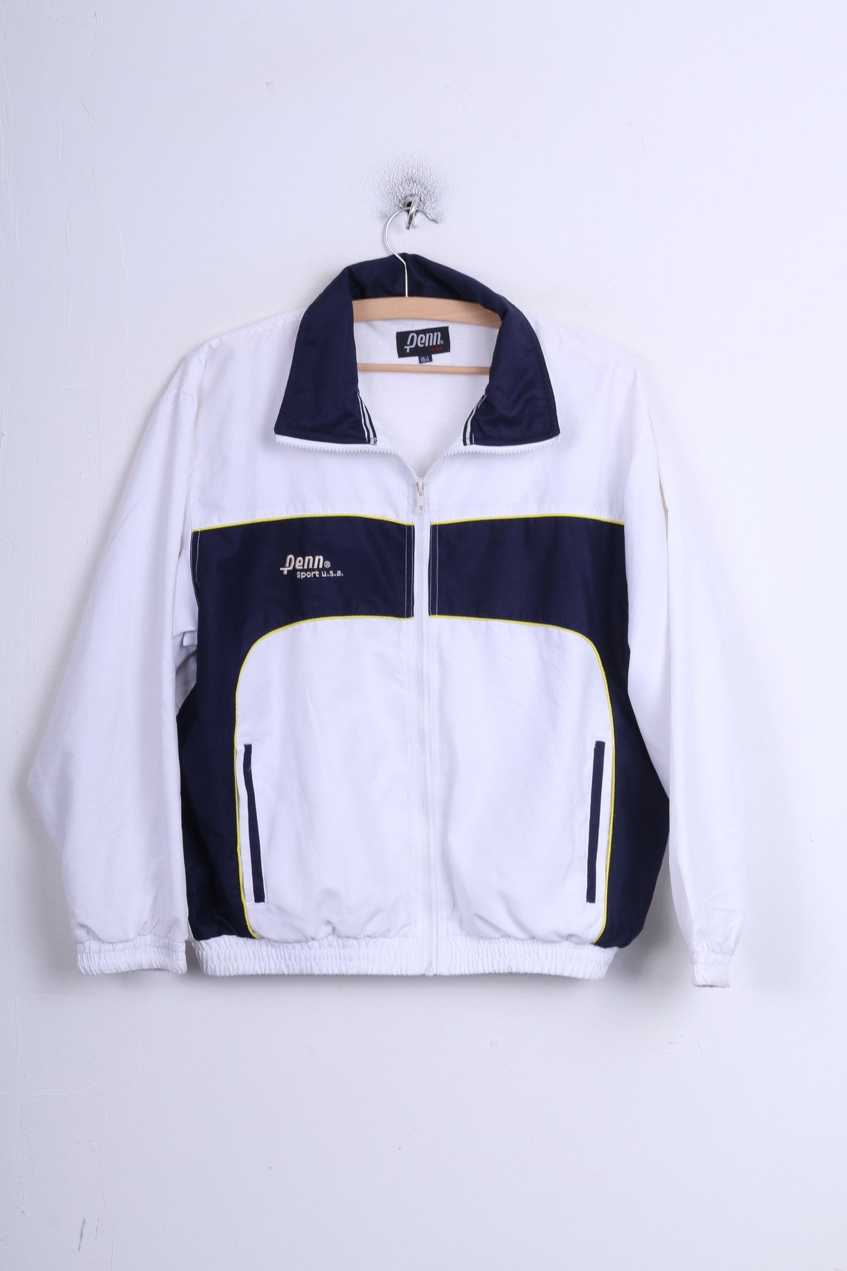 Penn Boys 164 XL Track Top Jacket Sport Bianco USA