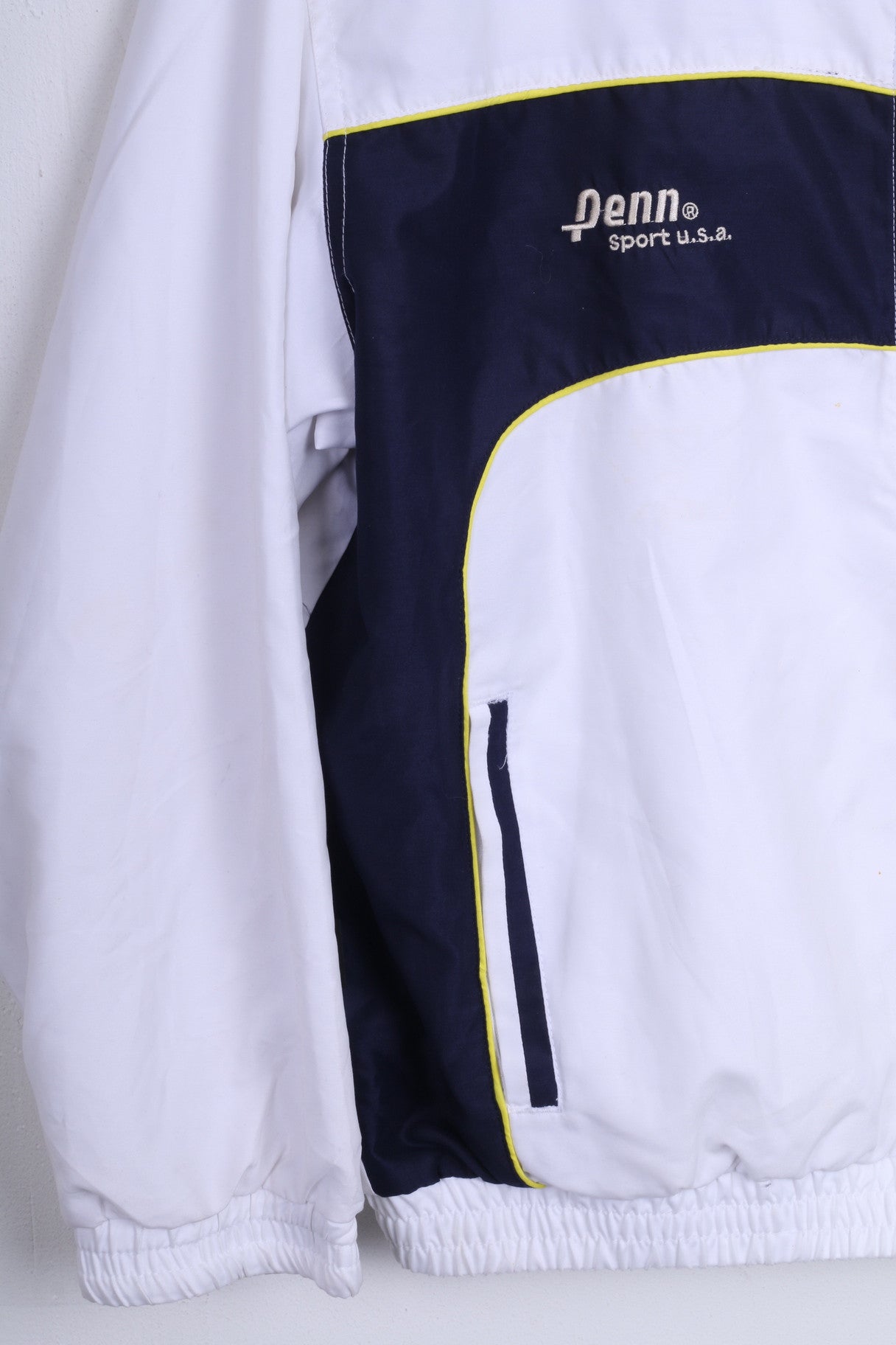 Penn Boys 164 XL Track Top Jacket Sport Bianco USA