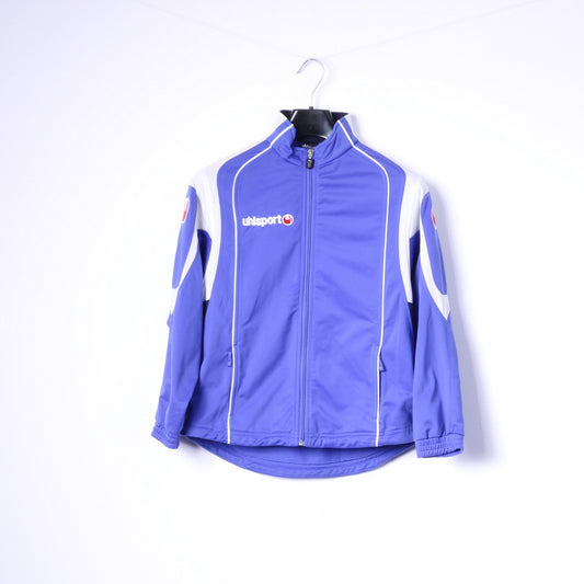 Giacca sportiva da uomo Uhlsport XS XS, top sportivo con zip blu