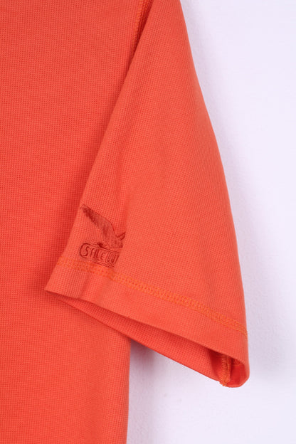 Salewa T-shirt da donna S Crew Orange manica corta estiva Top Outdoor