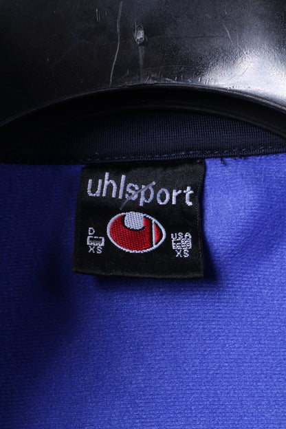 Uhlsport Mens XS Track Top Jacket Blue Zip Up Sportswear Top