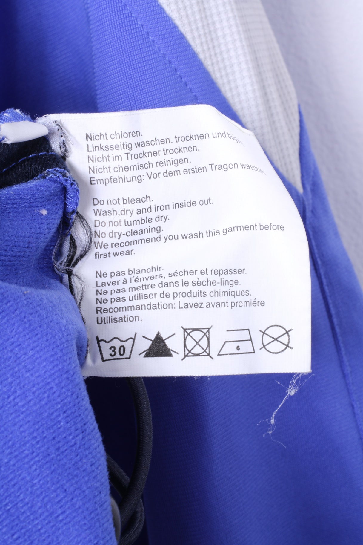 Giacca sportiva da uomo Uhlsport XS XS, top sportivo con zip blu