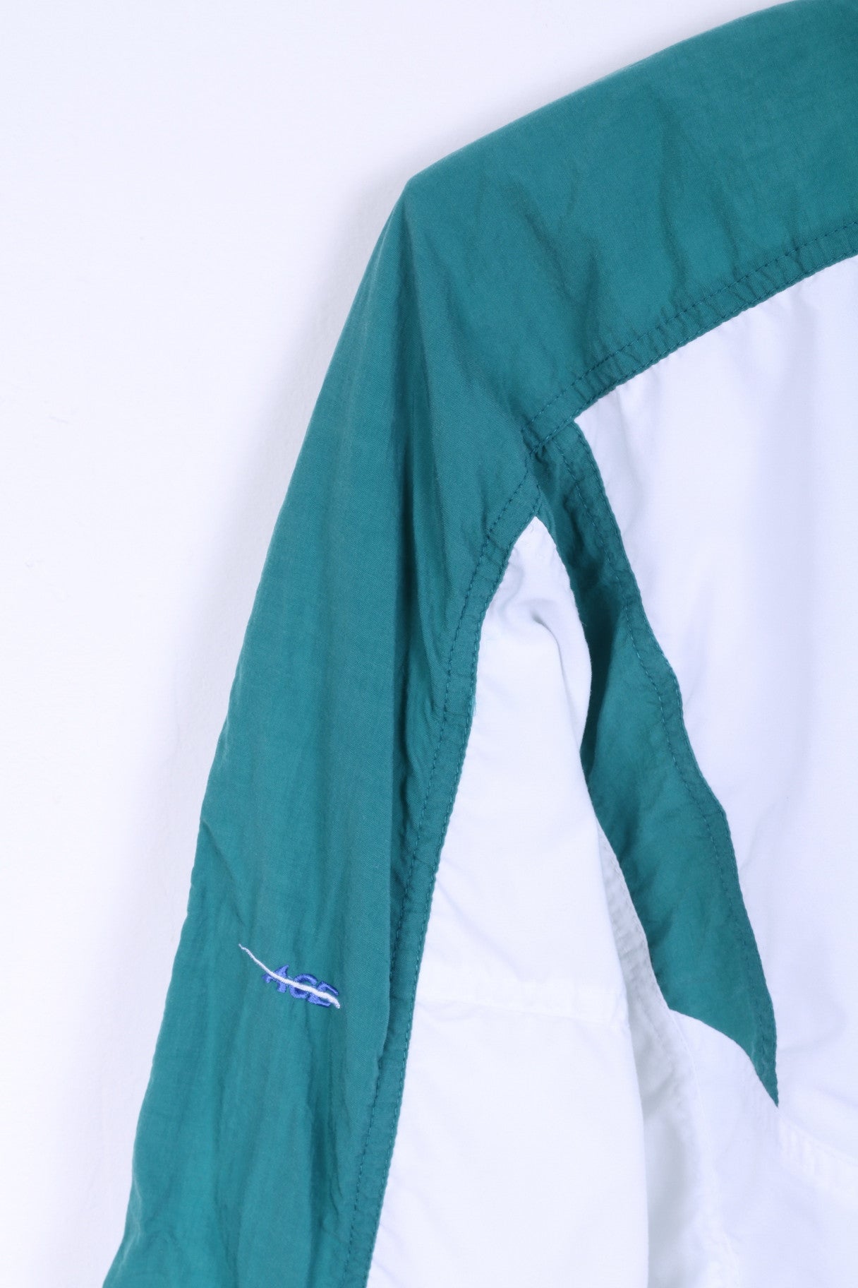 Puma Mens S Track Top Jacket White Nylon Waterproof Zip Up Retro