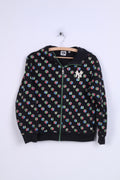 Majestic Athletic Boys M Sweat-shirt à capuche noire NY Sport Jumper