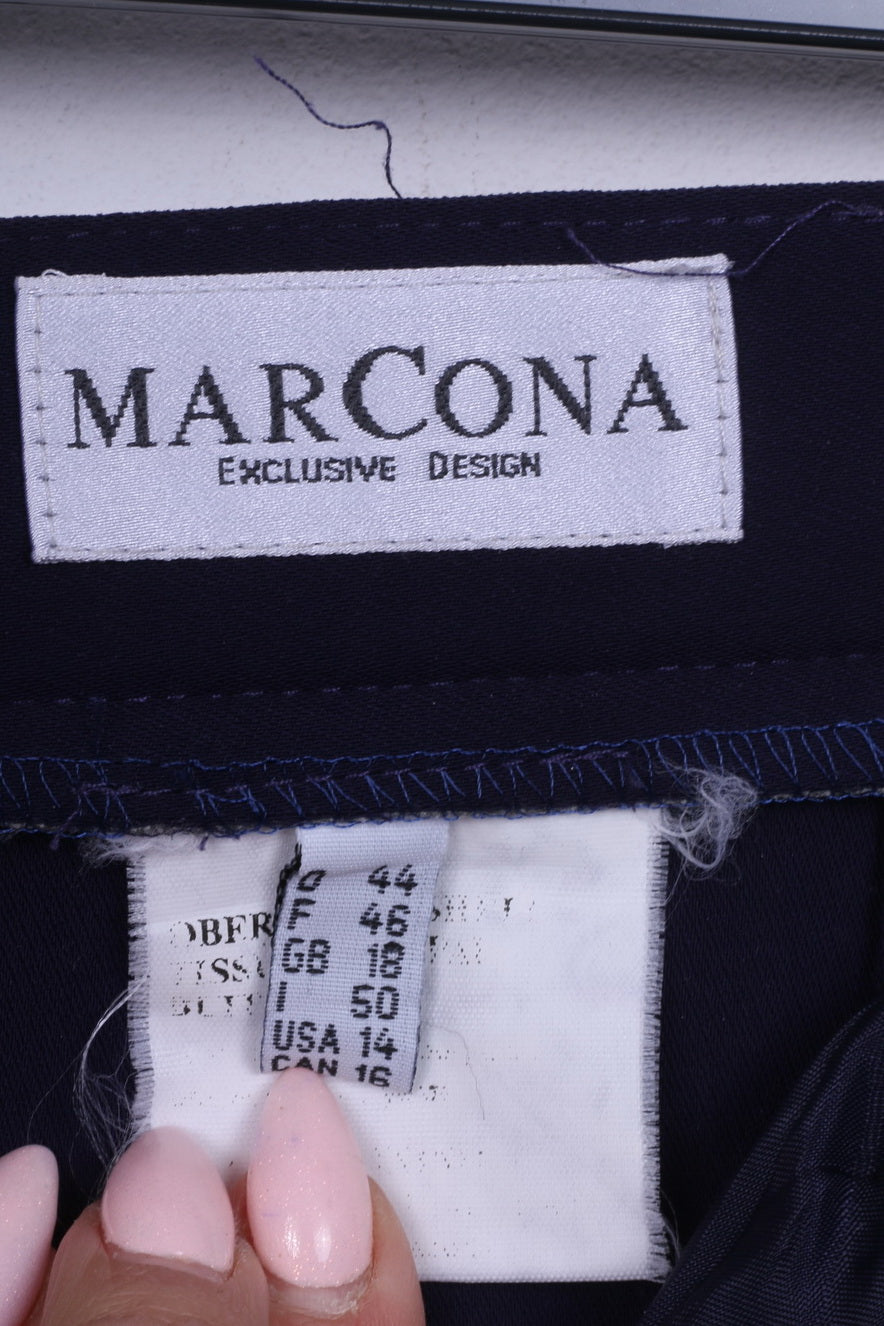 Marcona Womens 18 Elegant Pants Trousers Violet Exclusive Design