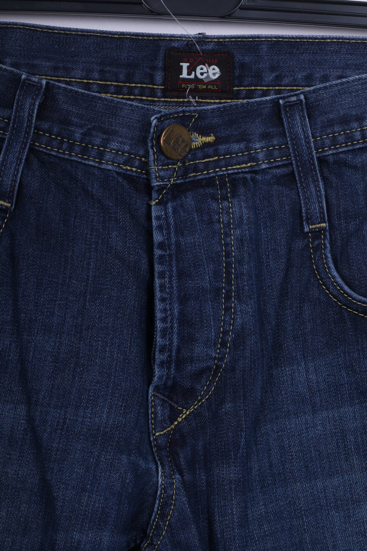 Lee Mens W33 L36 Trousers Denim Jeans Cotton Blue