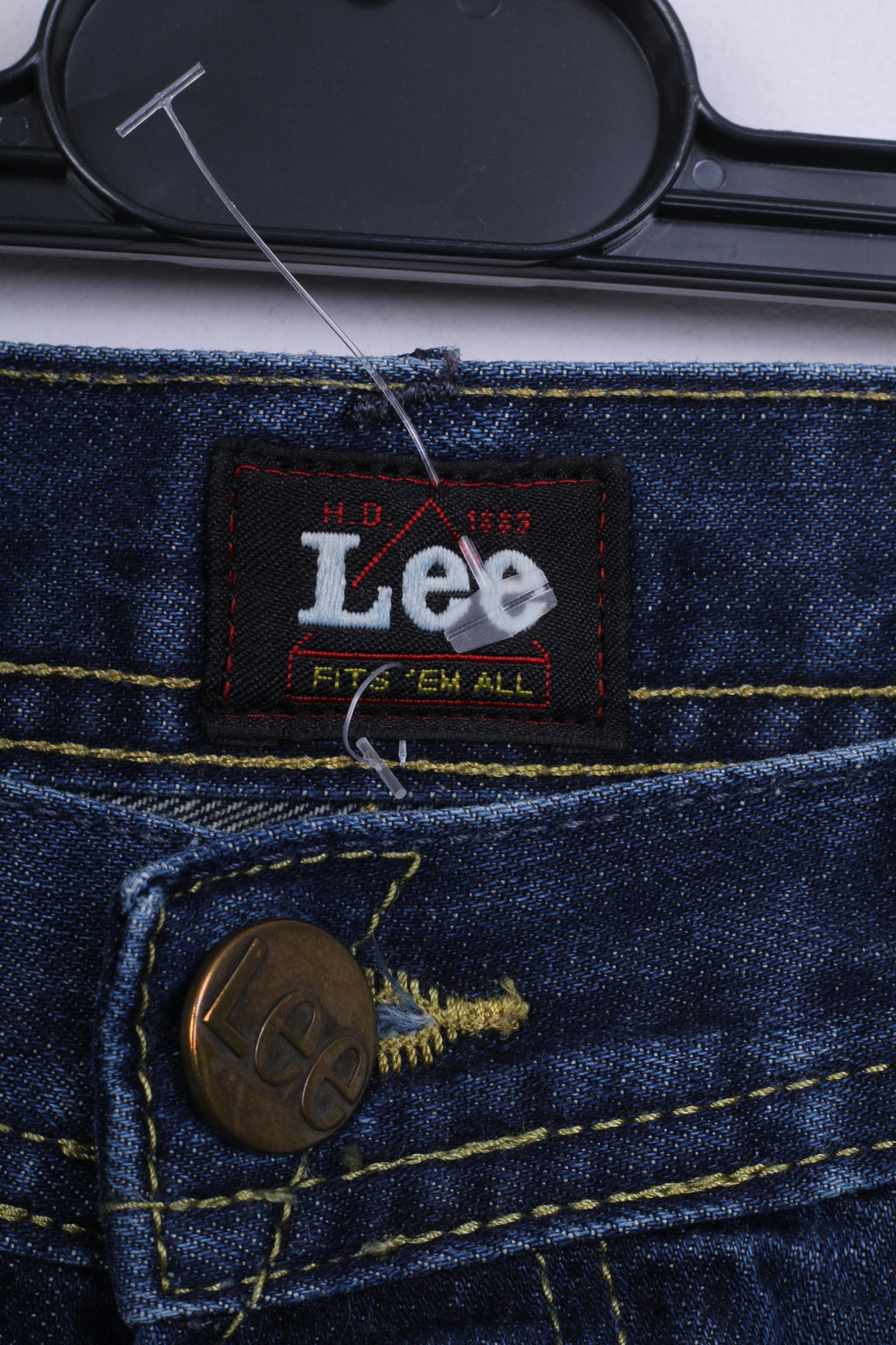 Lee Mens W33 L36 Trousers Denim Jeans Cotton Blue