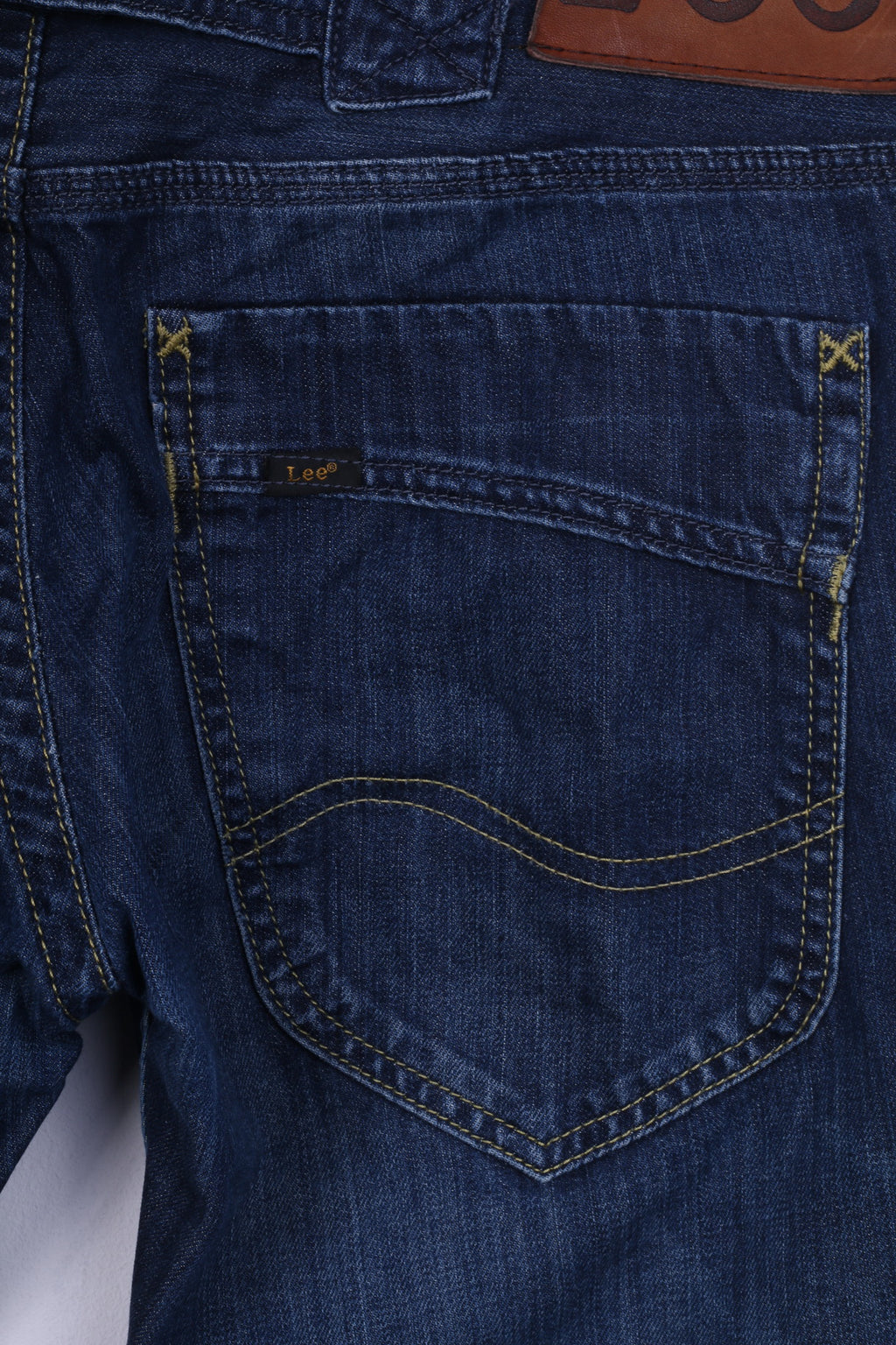 Lee Mens W33 L36 Trousers Denim Jeans Cotton Blue