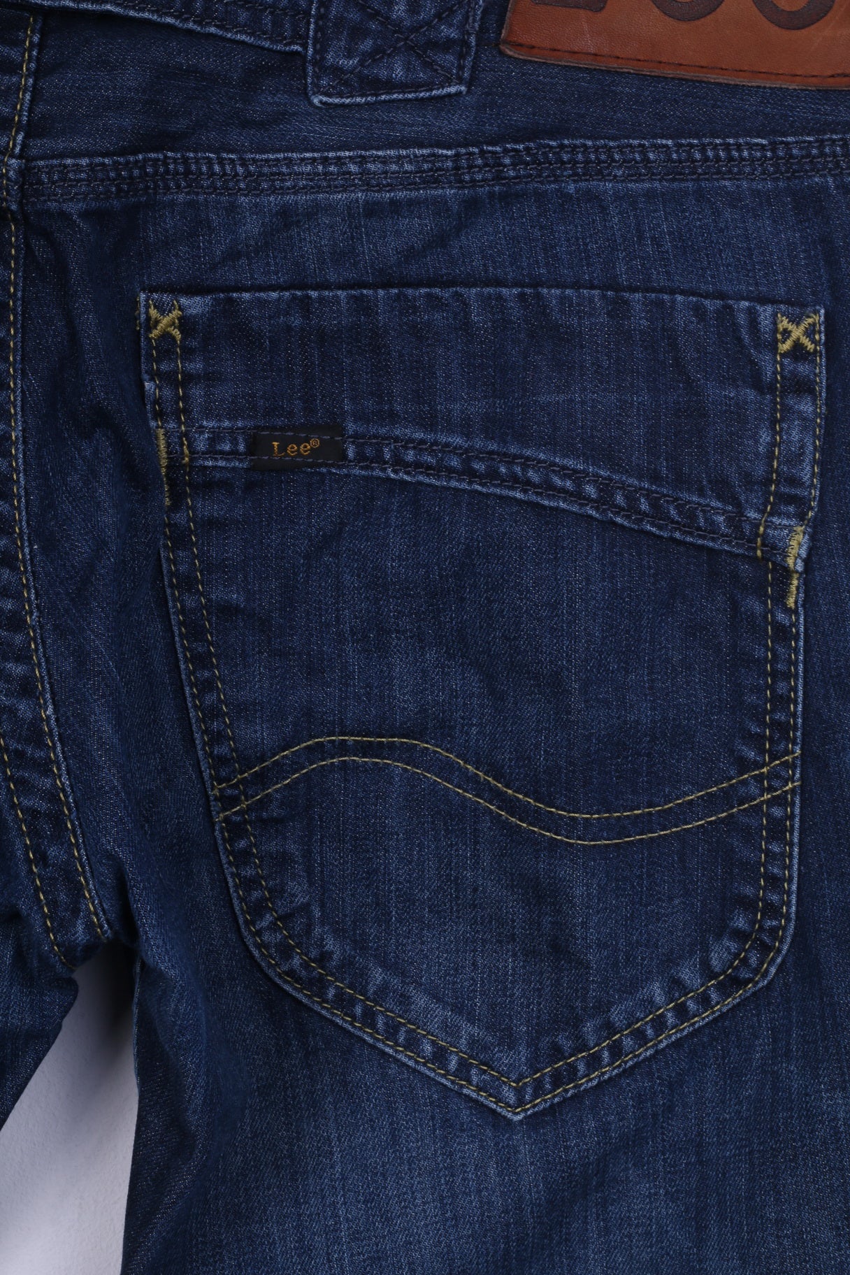 Lee Mens W33 L36 Trousers Denim Jeans Cotton Blue