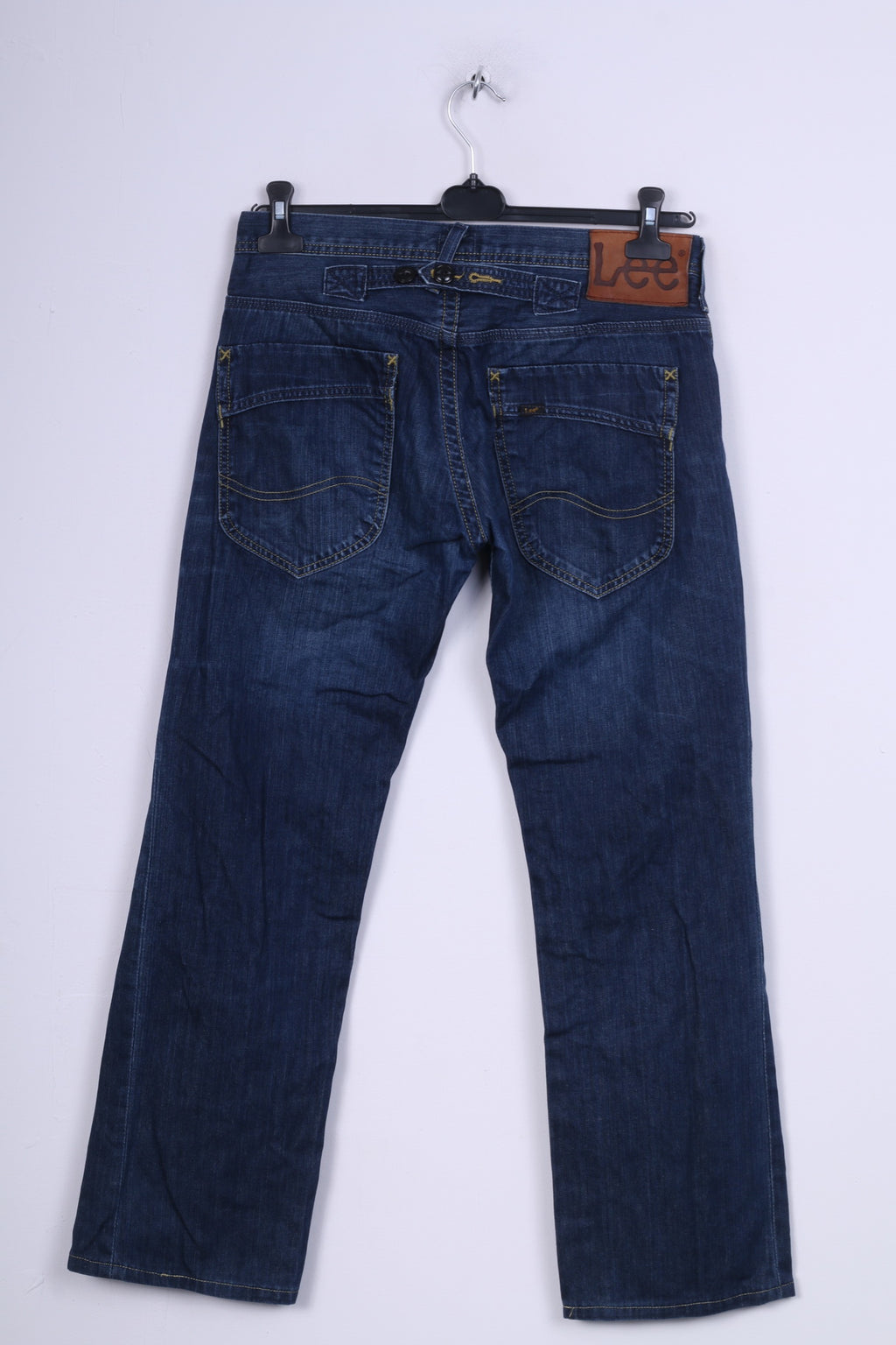 Lee Mens W33 L36 Trousers Denim Jeans Cotton Blue