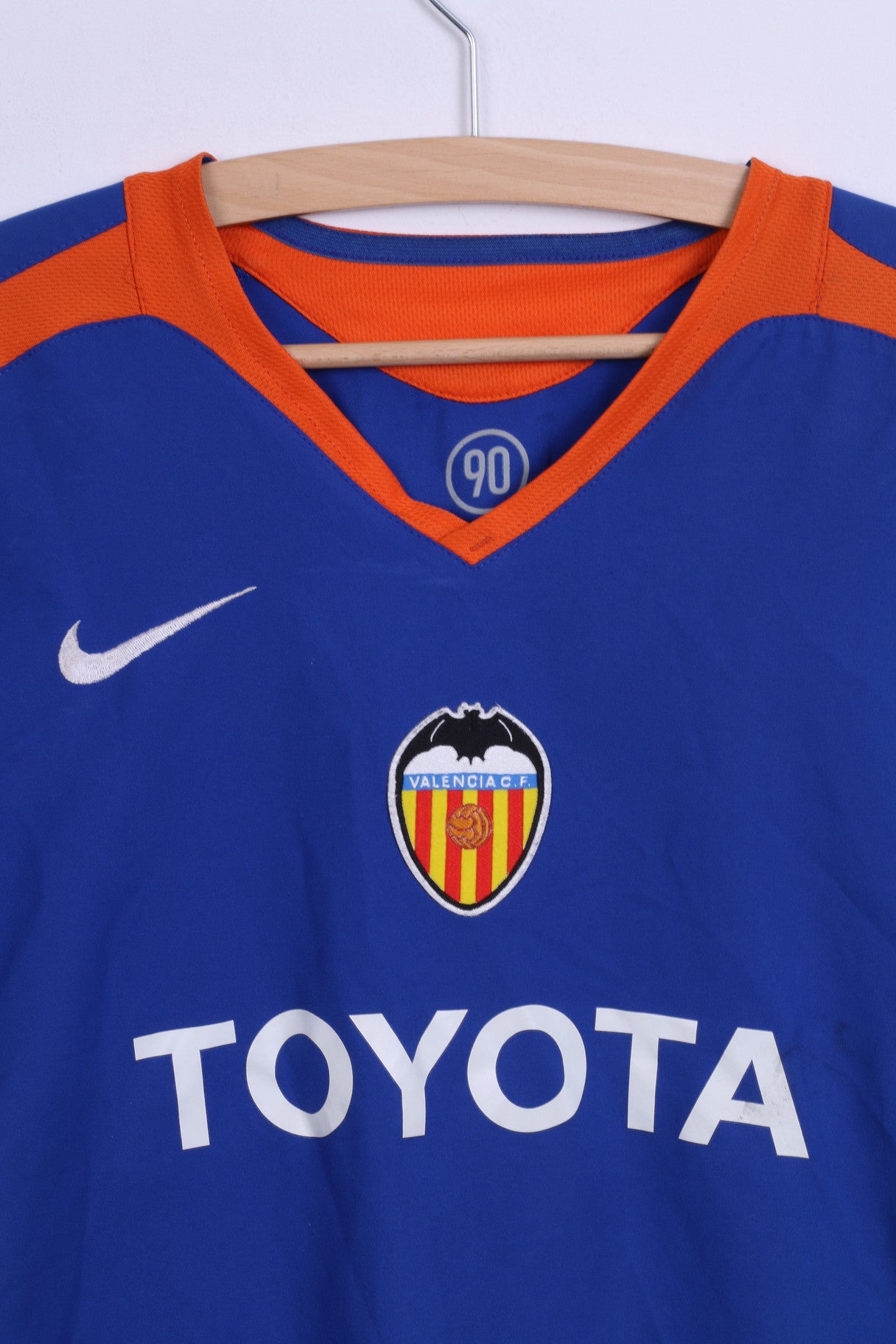 Nike Boys 12 -13 age 158 Shirt Valencia C.F. Blue Training Football