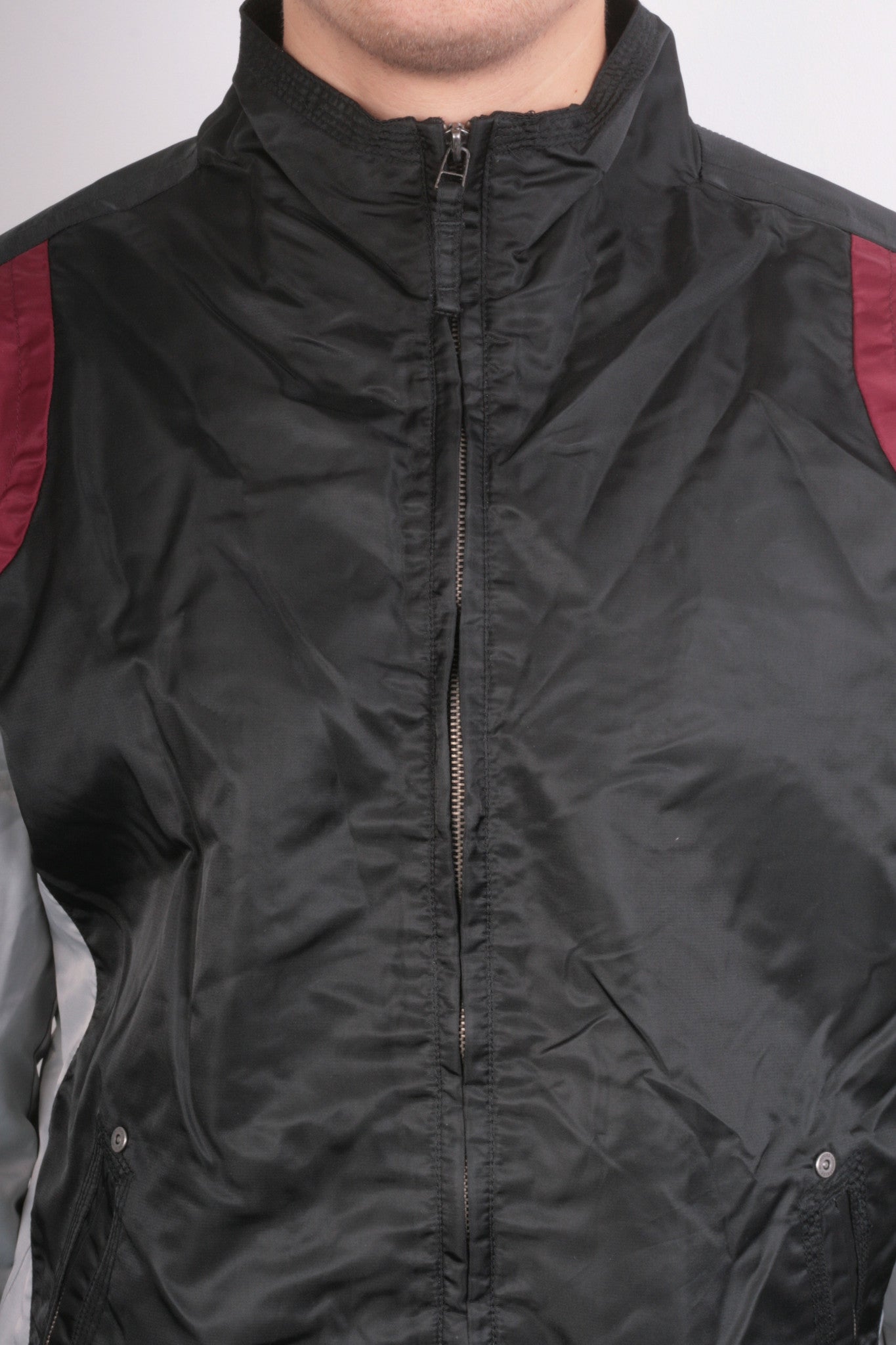 House Mens XXL Jacket Campus Fifty Six Black College Waterproof Nylon - RetrospectClothes