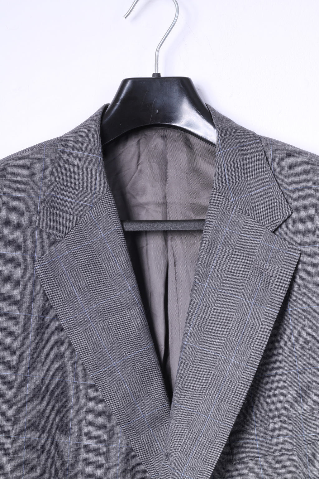 Corneliani Hommes 29 48 Blazer Gris Laine Super120s Extrafine Merinos Italie Veste