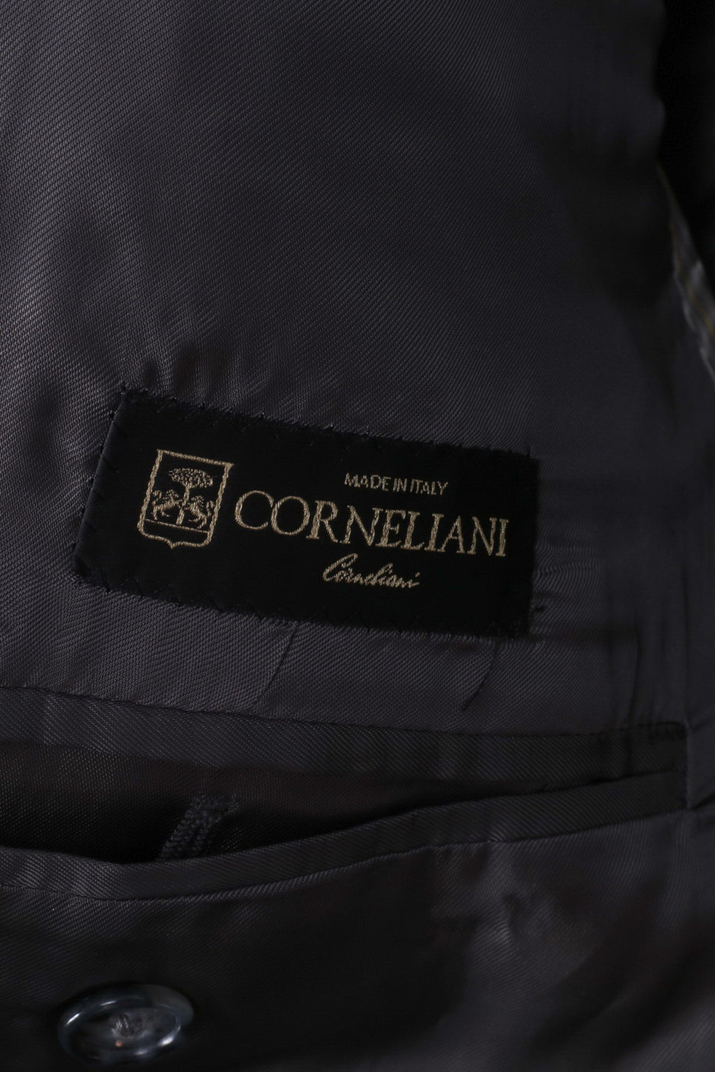 Corneliani Hommes 29 48 Blazer Gris Laine Super120s Extrafine Merinos Italie Veste