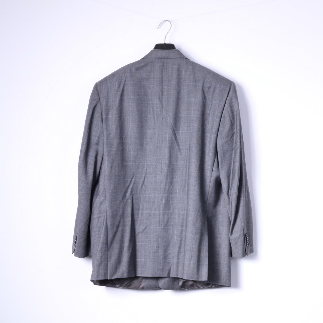 Corneliani Hommes 29 48 Blazer Gris Laine Super120s Extrafine Merinos Italie Veste