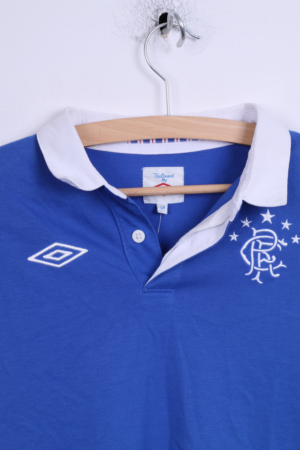 Polo a maniche lunghe Umbro Boys 158 Blu Glasgow Rangers Football Club