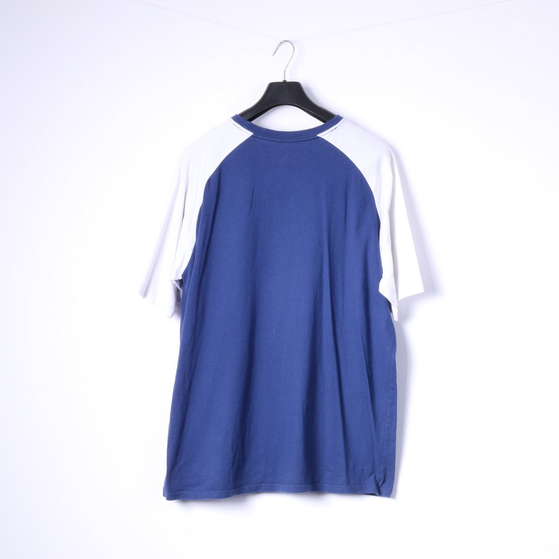 Polo Jeans Ralph Lauren Mens L T- Shirt Crew Neck Blue Logo Top