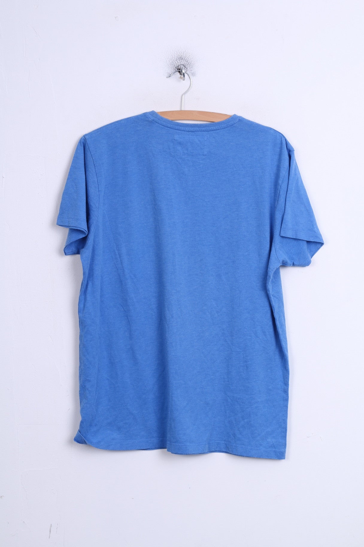 Camicia da uomo L di Cedar Wood State Pac-Man blu girocollo in cotone