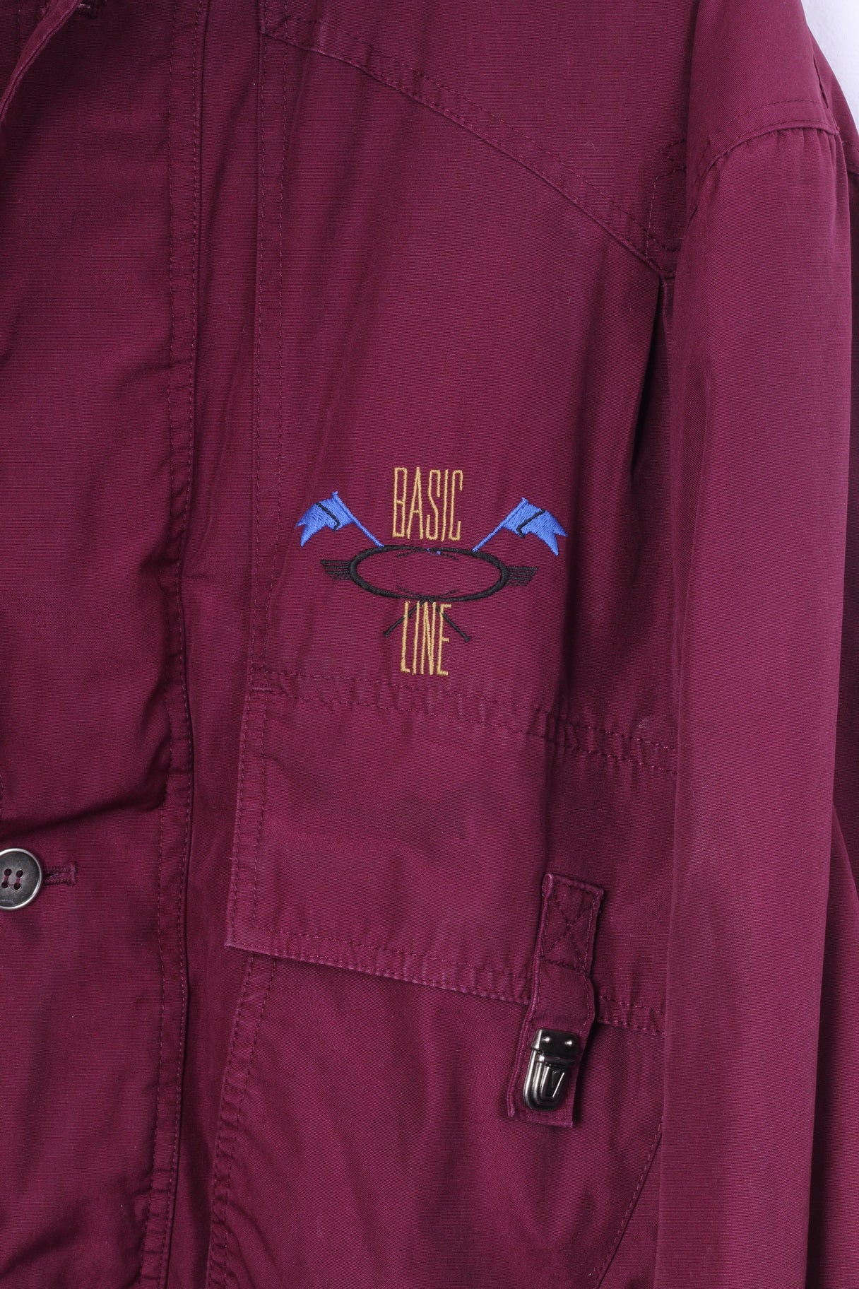 IPC Basic Line Veste en coton prune avec fermeture éclair pour homme 54 L