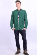 New Zirelli Mens XL Casual Shirt Dark Green Unique Cotton Buttons Down - RetrospectClothes