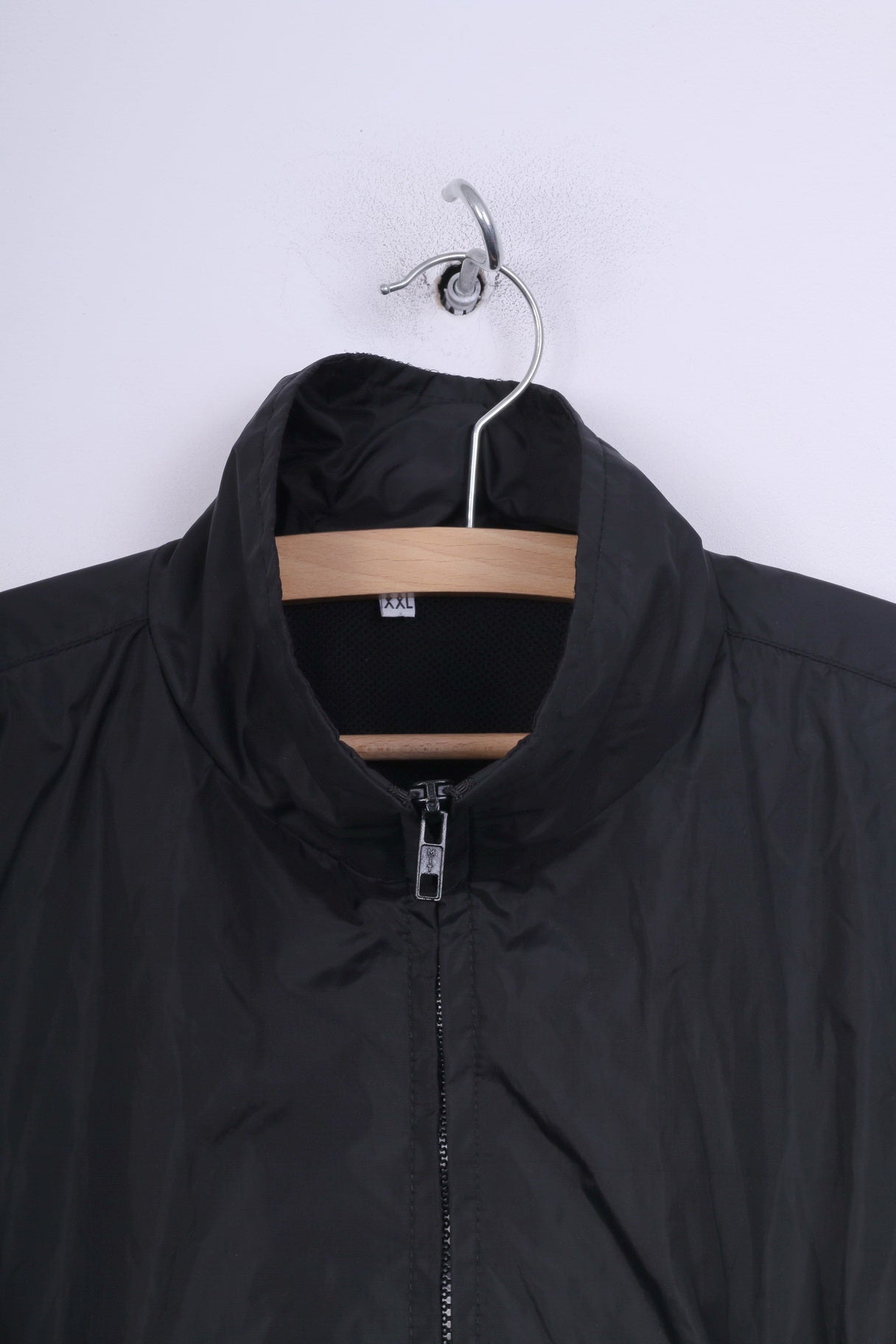 Cherry &amp; Whites Veste légère 2XL pour homme avec fermeture éclair complète Noir