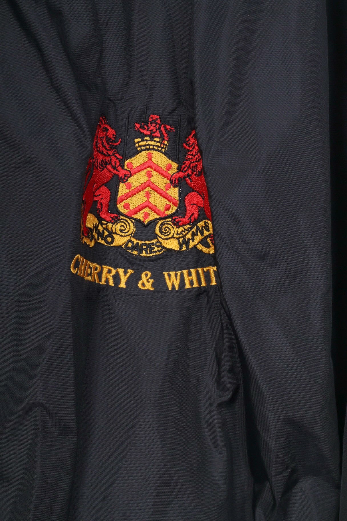 Cherry &Whites Mens 2XL Jacket Lightweight Black Full Zipper Sportswear