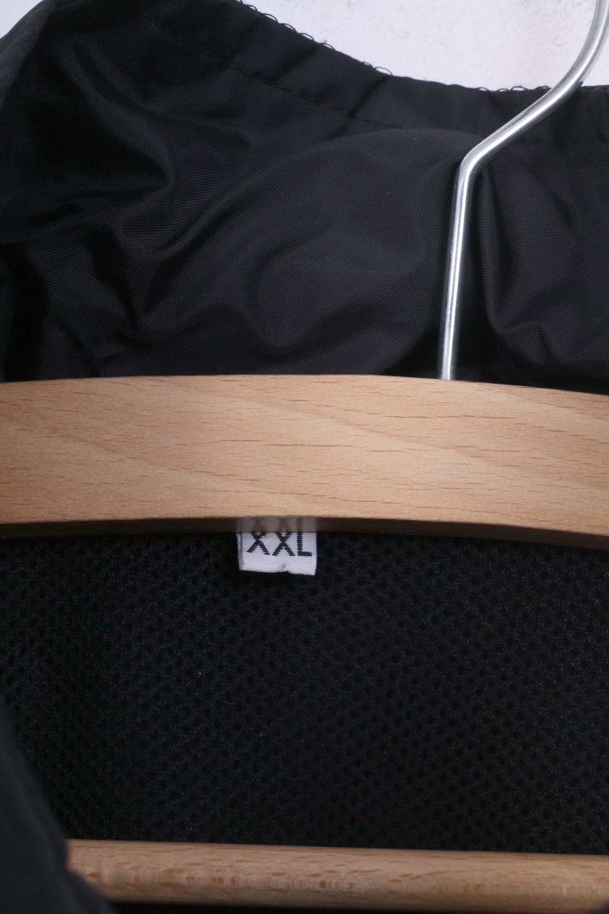 Cherry &amp; Whites Veste légère 2XL pour homme avec fermeture éclair complète Noir