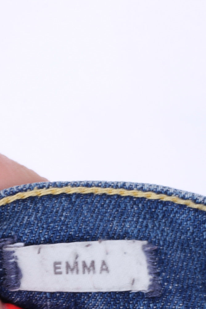 Pantaloni Abercrombie &amp; Fitch da donna W27 L33 Jeans blu cotone denim