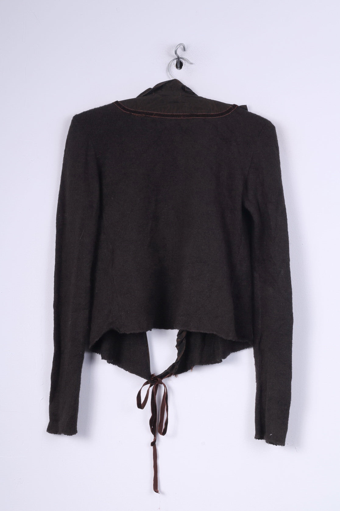 Rinascimento Womens S Bolero Shrug Crop Brown Italy