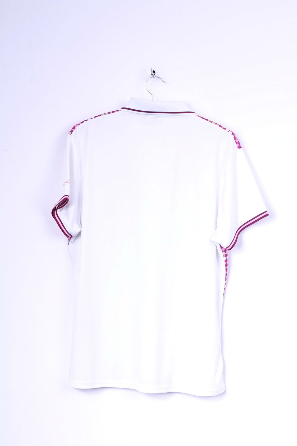 Pin High Polo de golf pour femme 3XL (XL) Blanc Violet Diamants