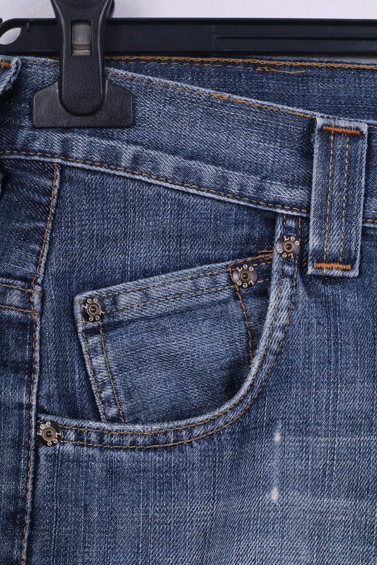 Lee Pantalon Garçon 14 Ans Denim Coton Jeans Bleu