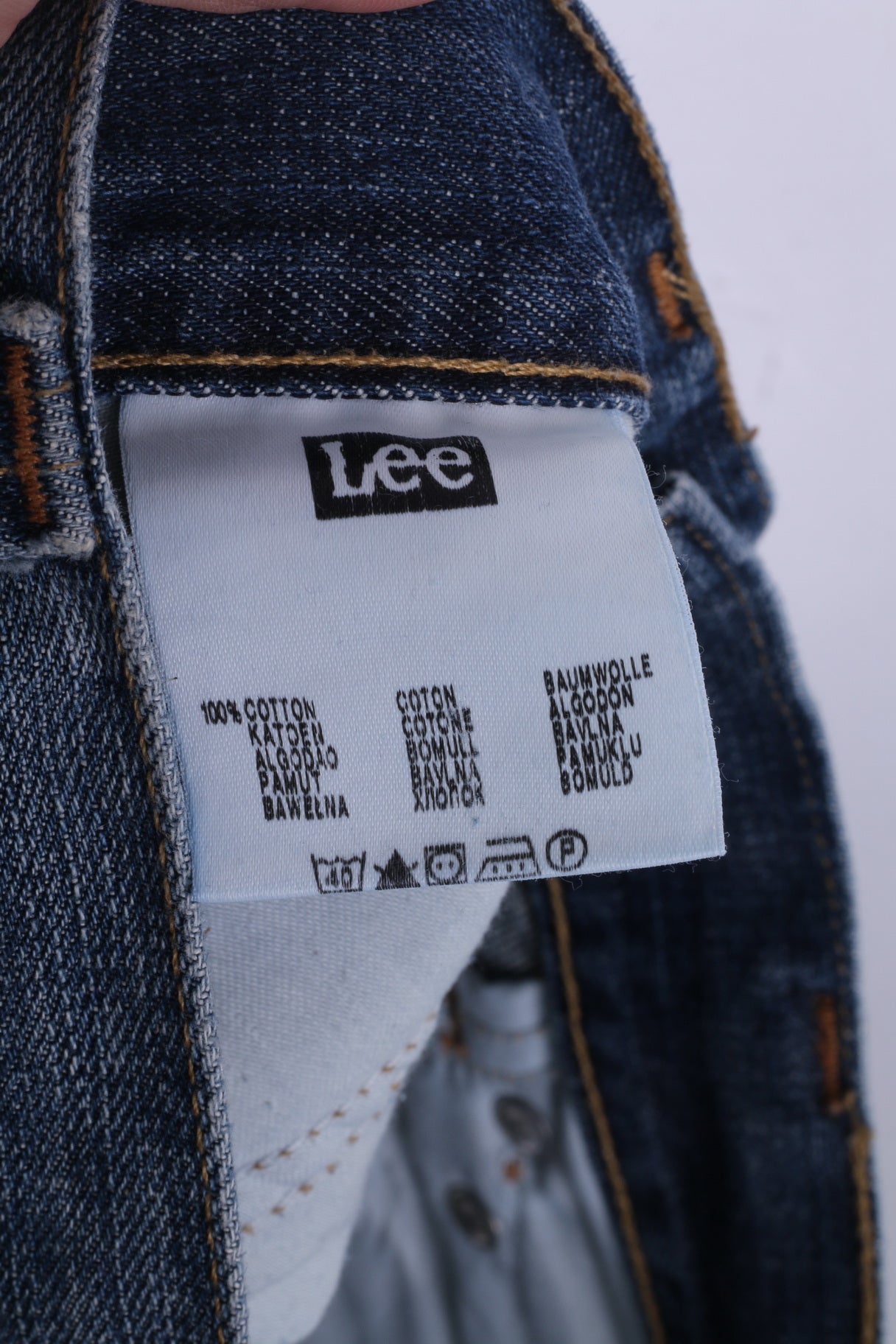 Lee Boys 14 Age Trousers Denim Cotton Jeans Blue