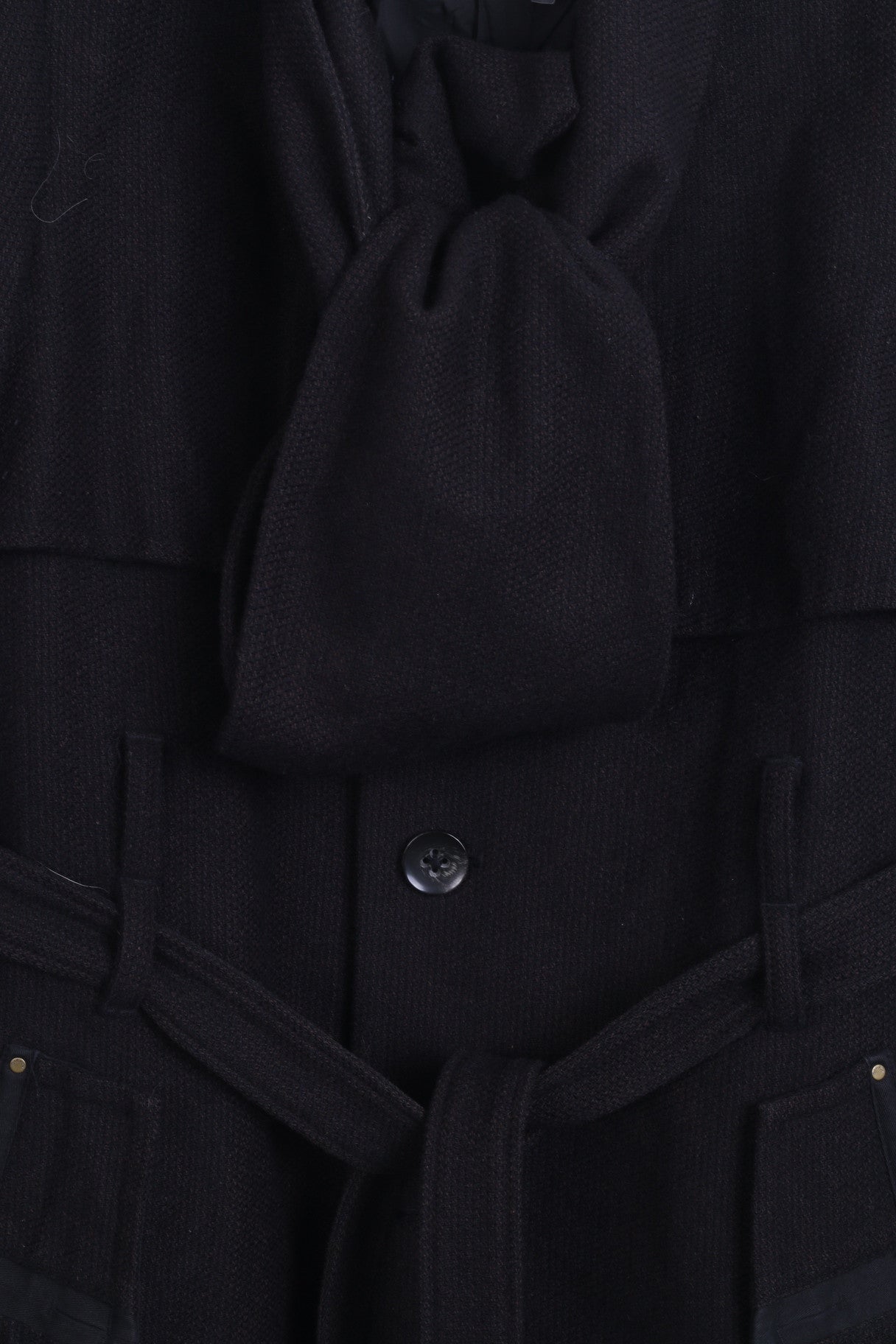 Diesel Womens S Jacket Single Breasted Black Wool - RetrospectClothes