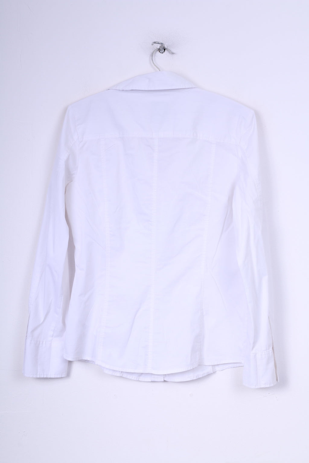 Tom Tailor Chemisier décontracté M 38 Femme Blanc Manches Longues Coton 