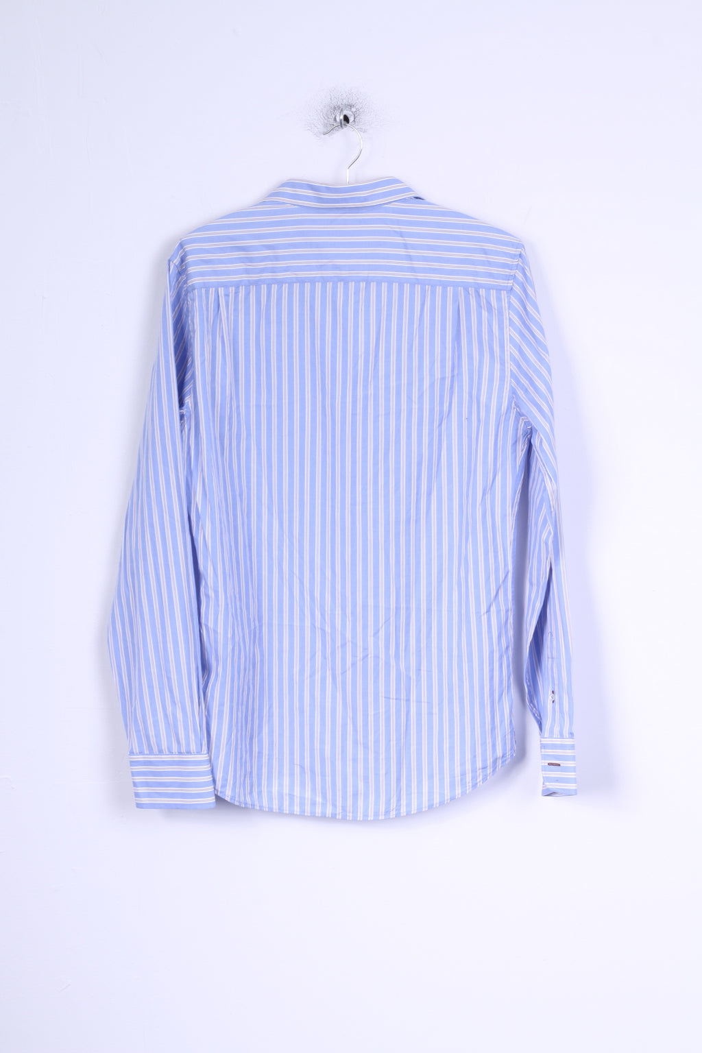 These Glory Days Chemise décontractée pour homme en coton égyptien à rayures bleues