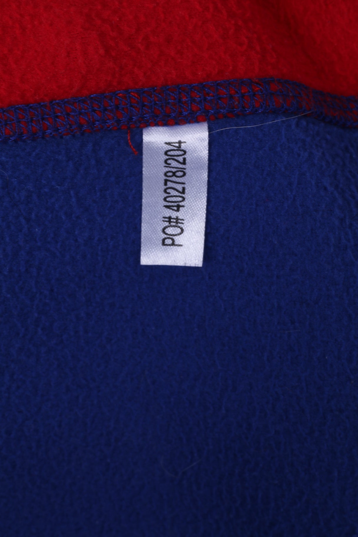 NFL Team Apparel Boys / Youth L 14-16 age Fleece Top Blue Zip Neck Kangaroo Pocket