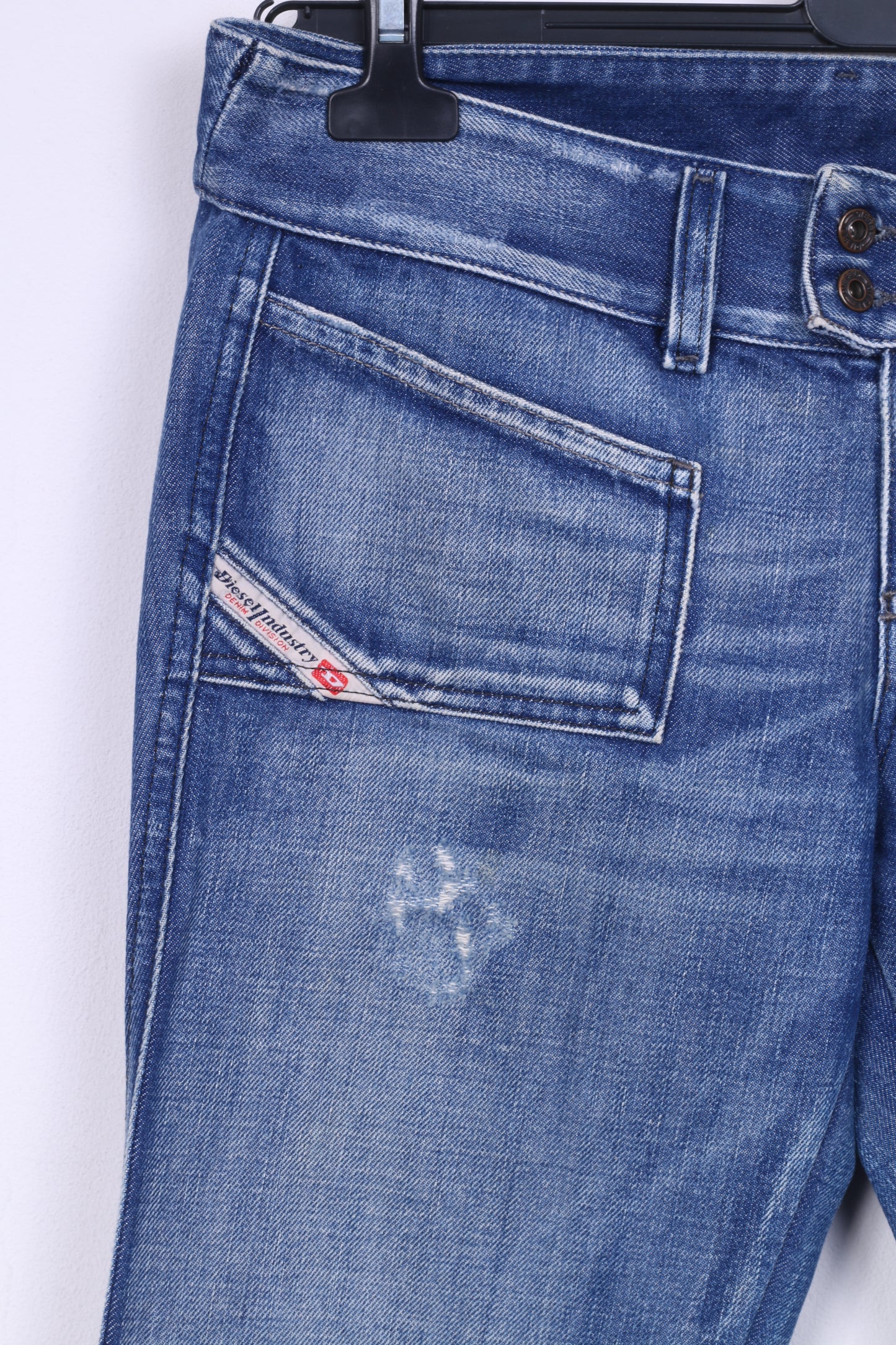 Diesel Industry Womens W29 Trousers Denim Jeans Blue Cotton