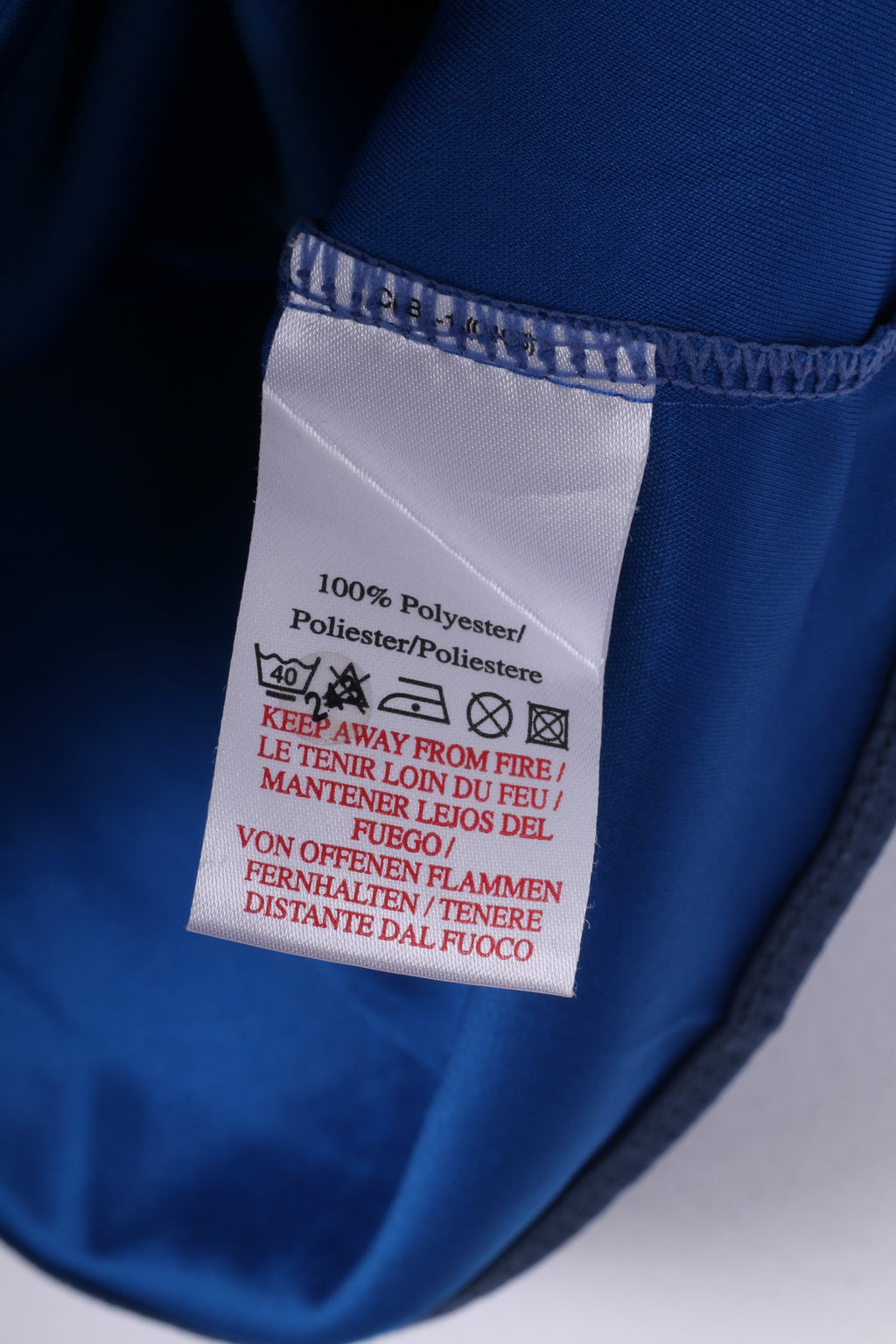 Umbro Boys XL XLB 158cm Shirt Blue Jersey Sportswear Top Crew Neck