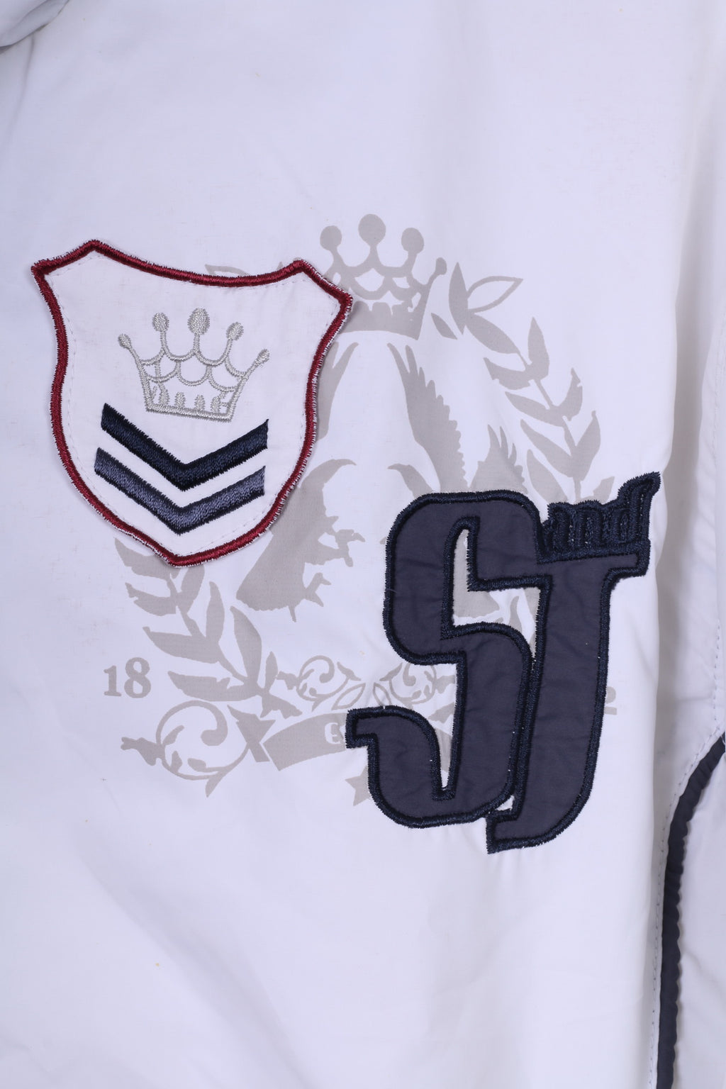 Smith &amp; Jones Giacca da uomo M Giacca a vento leggera con cerniera intera Bianca 