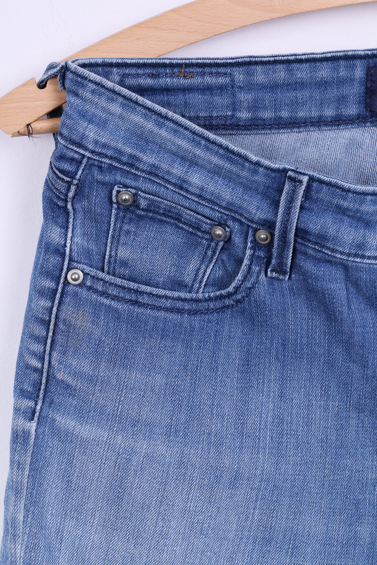 Levis Womens 26 Trousers Denim Cuave Classic Slim Leg Jeans Blue