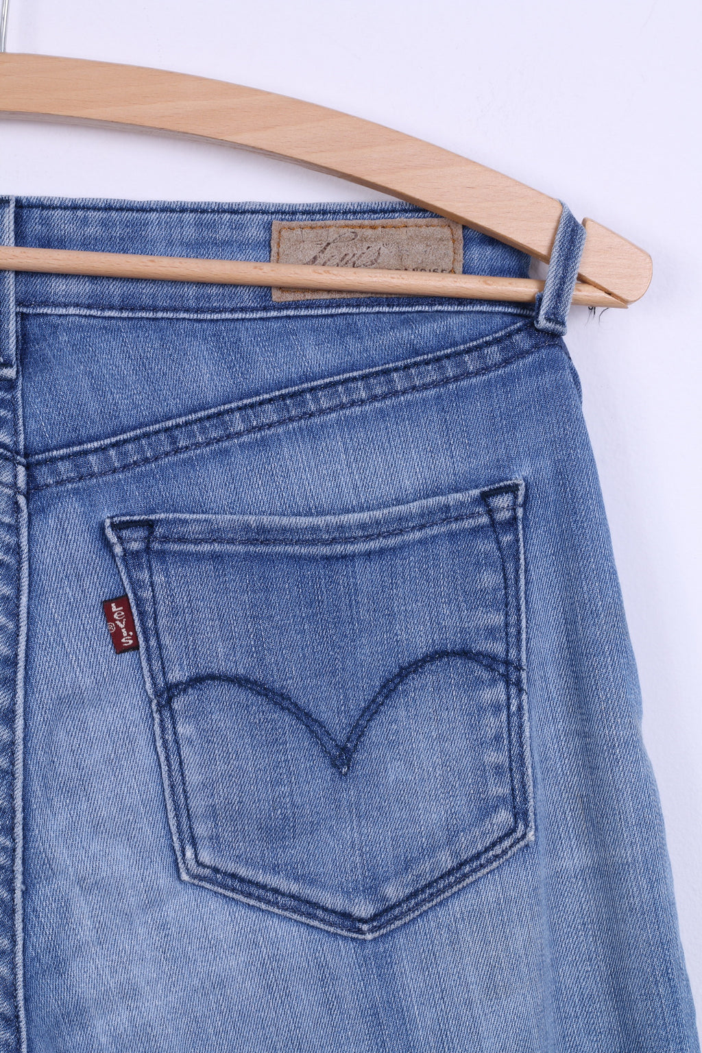 Levis Womens 26 Trousers Denim Cuave Classic Slim Leg Jeans Blue