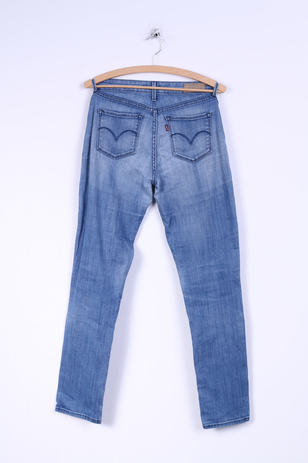 Levis Womens 26 Trousers Denim Cuave Classic Slim Leg Jeans Blue