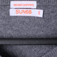 SUN68 Mens XXL Jumper Grey Cashmere Blend Grey V Neck Argyle Sweater