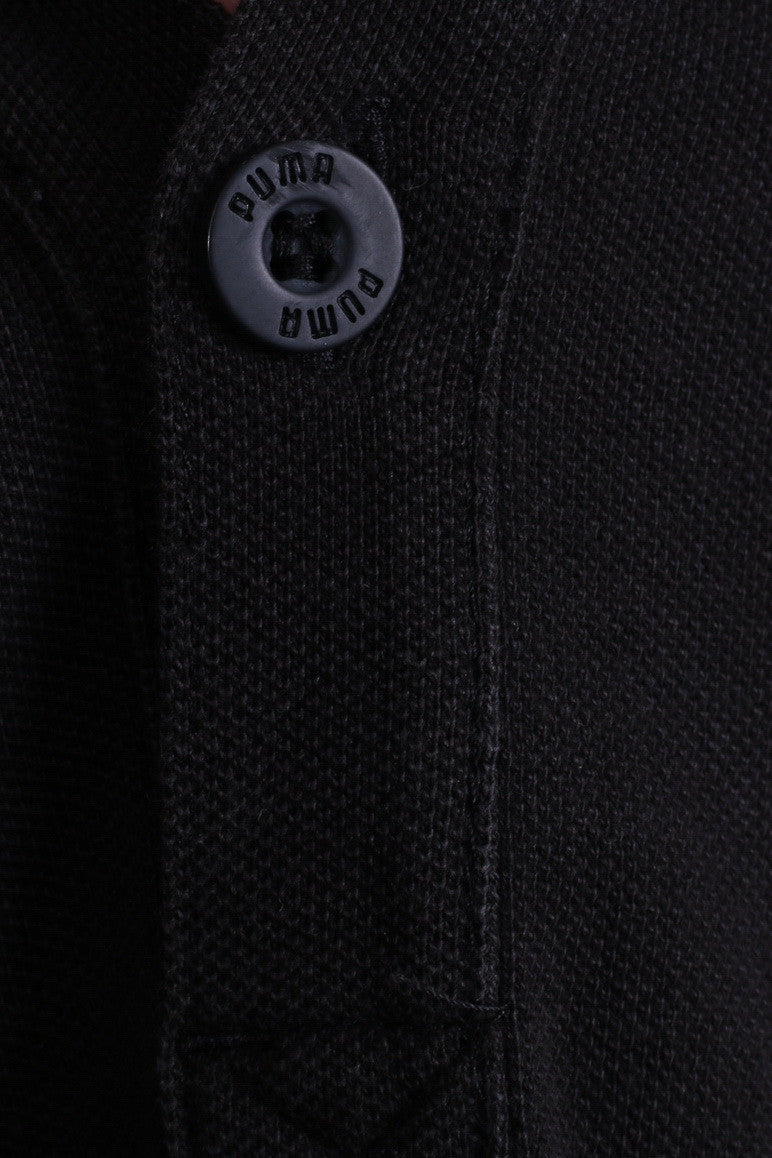 Puma Mens XL Polo Shirt Black Short Sleeve Sport