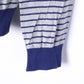 Armani Jeans Men XL Jumper Grey Cotton Striped Crew Neck Light Sweater
