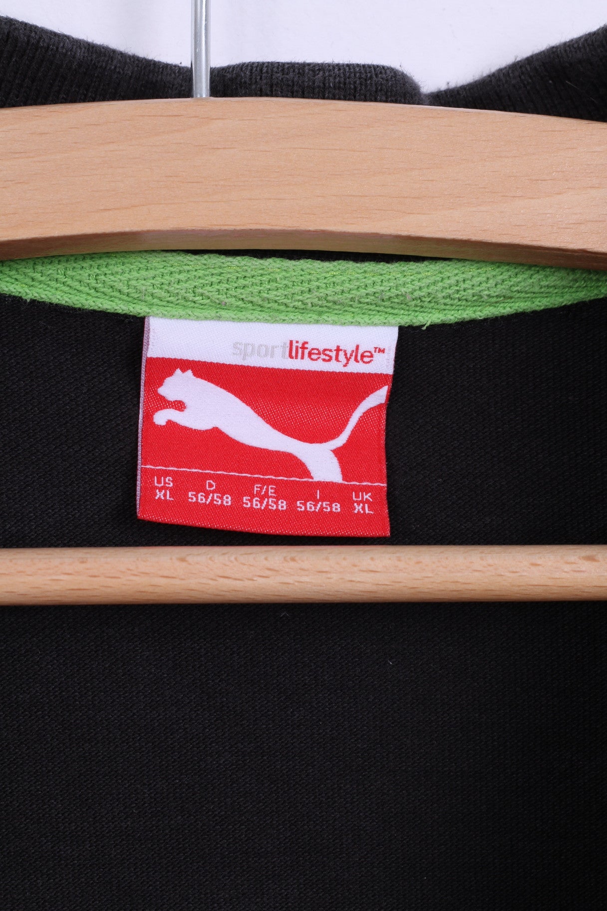 Puma Mens XL Polo Shirt Black Short Sleeve Sport