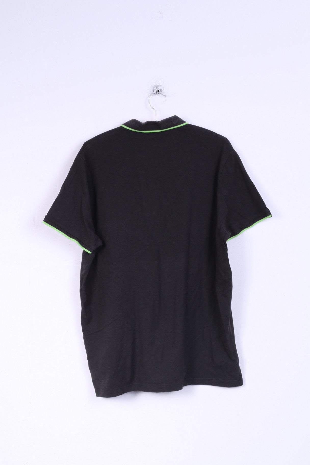 Puma Mens XL Polo Shirt Black Short Sleeve Sport