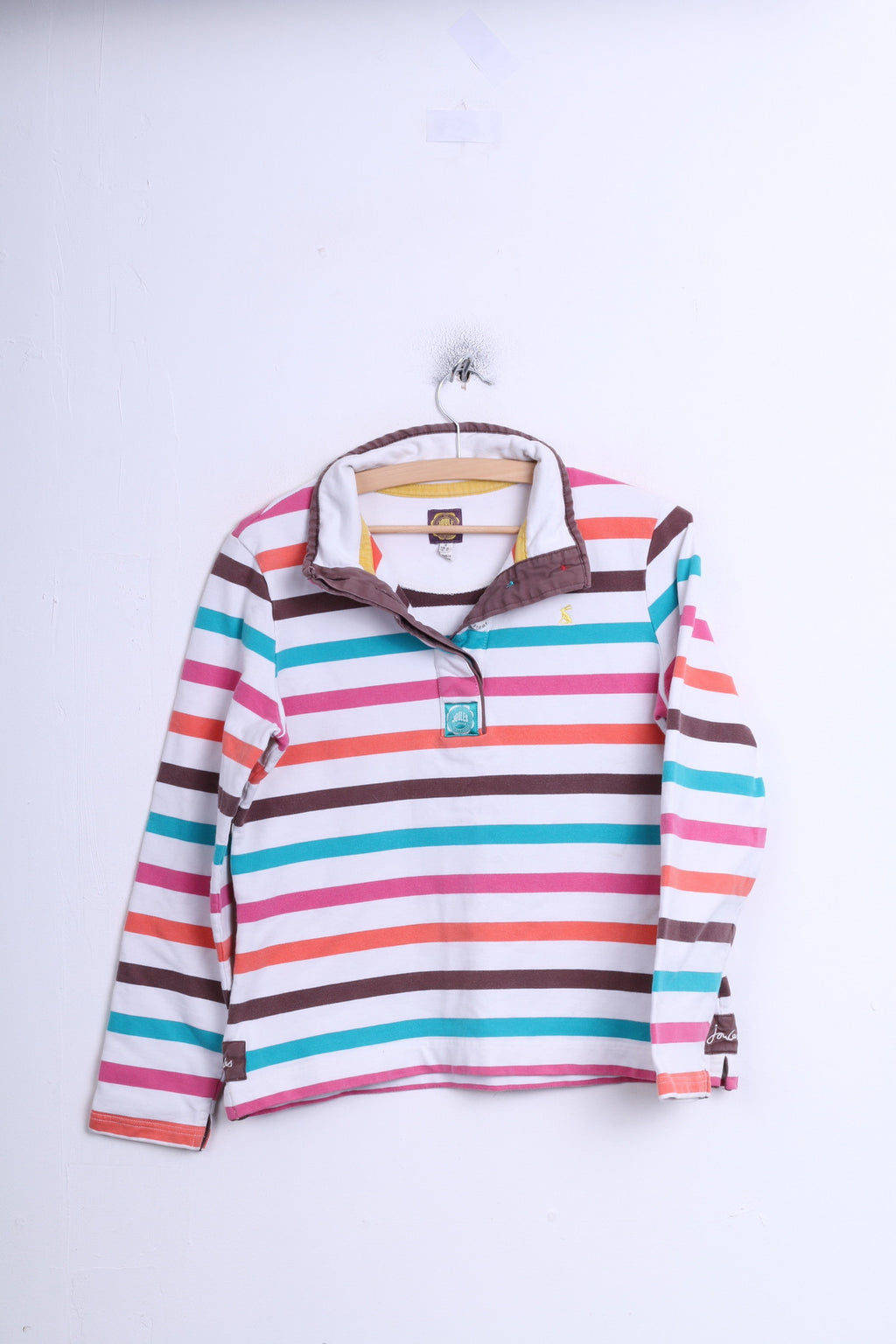 Tom Joule Womens M Jumper Sweatshirt Striped Multi Cotton