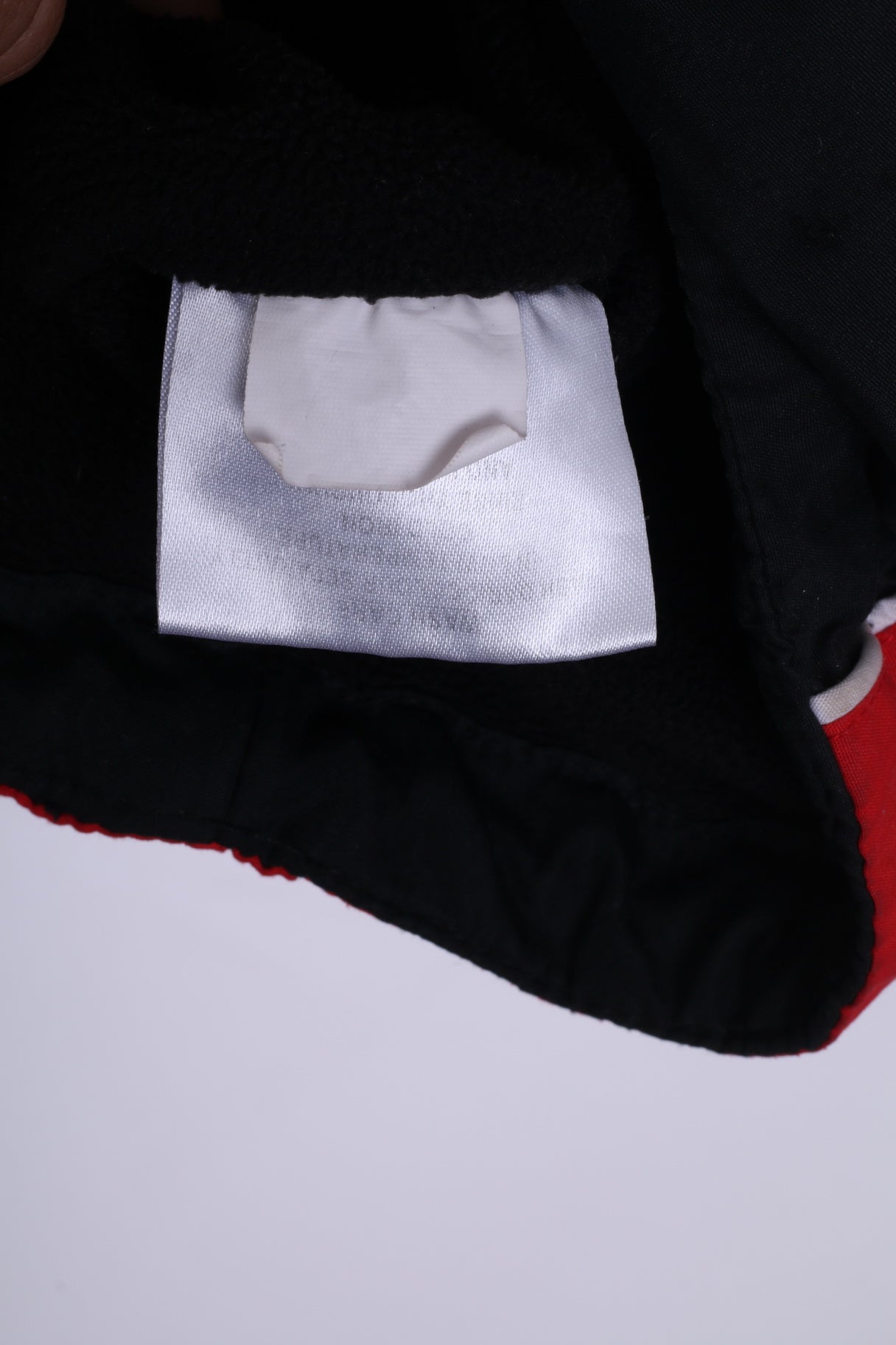 CR Haydon Bridge United AFC Giacca da uomo M Collo con zip Nero Abbigliamento sportivo Cappuccio nascosto imbottito 